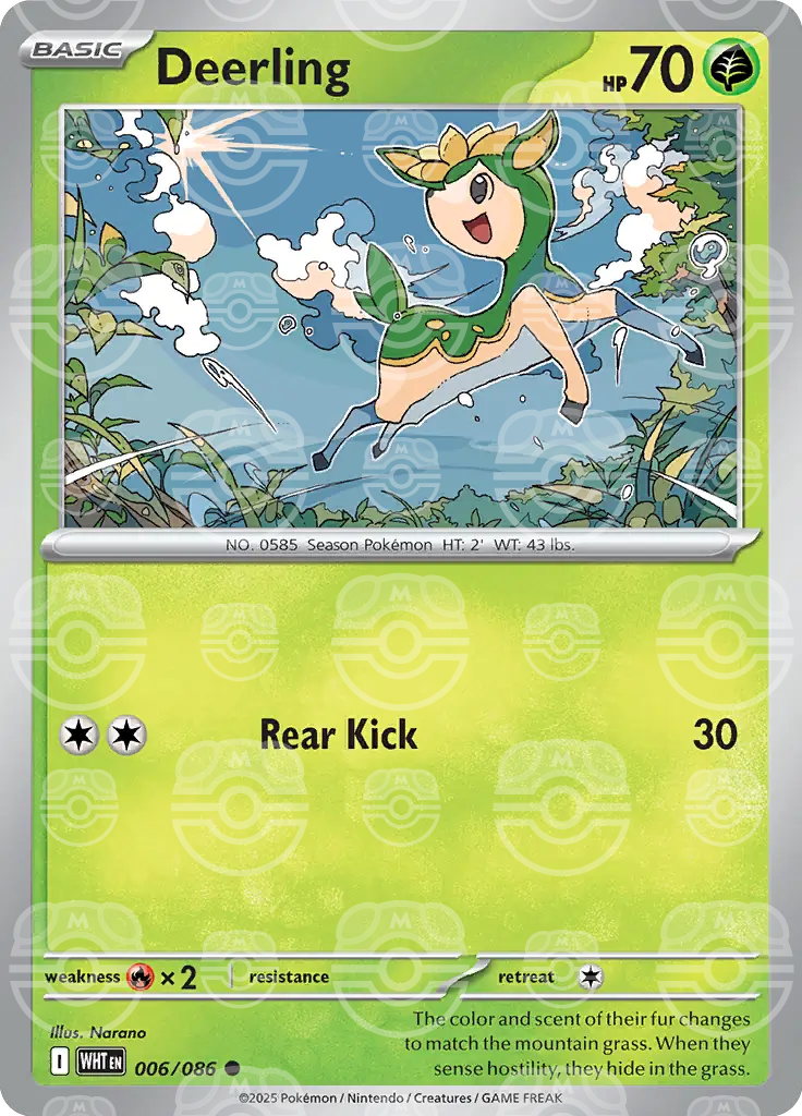 Deerling 006/086 (SV: White Flare)  - Holofoil | Good Games Adelaide SA