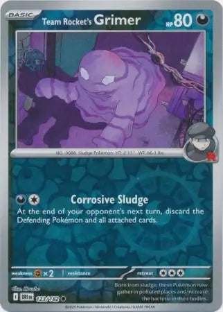 Team Rocket's Grimer 123/182 (SV10: Destined Rivals)  - Reverse Holofoil | Good Games Adelaide SA
