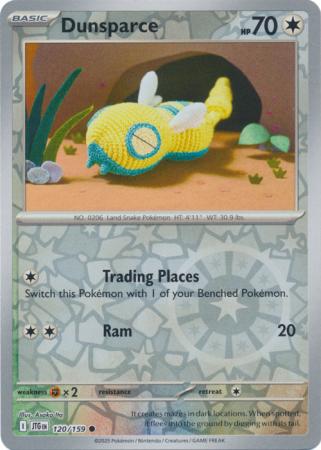 Dunsparce 120/159 (SV09: Journey Together)  - Reverse Holofoil | Good Games Adelaide SA