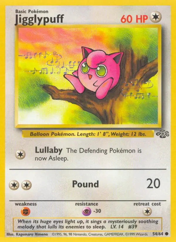 Jigglypuff 54/64 (Jungle)  - Unlimited | Good Games Adelaide SA