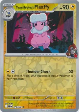 Team Rocket's Flaaffy 073/182 (SV10: Destined Rivals)  - Reverse Holofoil | Good Games Adelaide SA