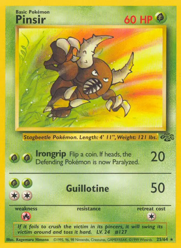 Pinsir 25/64 (Jungle)  - Unlimited | Good Games Adelaide SA