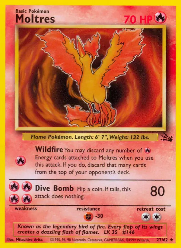 Moltres 27/62 (Fossil)  - Unlimited | Good Games Adelaide SA