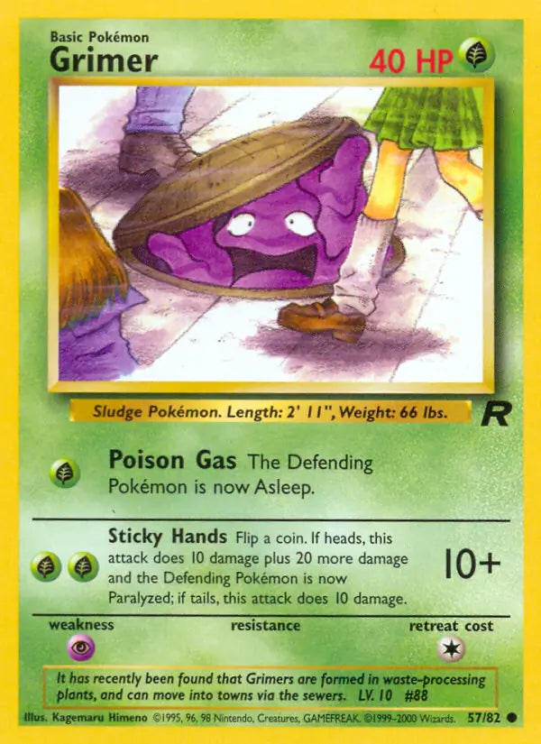 Grimer 57/82 (Team Rocket)  - Unlimited | Good Games Adelaide SA