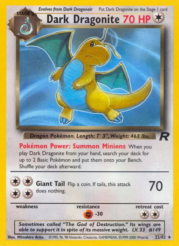 Dark Dragonite  22/82 (Team Rocket)  - Unlimited | Good Games Adelaide SA