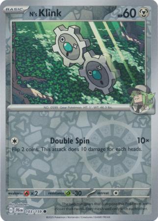 N's Klink 103/159 (SV09: Journey Together)  - Reverse Holofoil | Good Games Adelaide SA