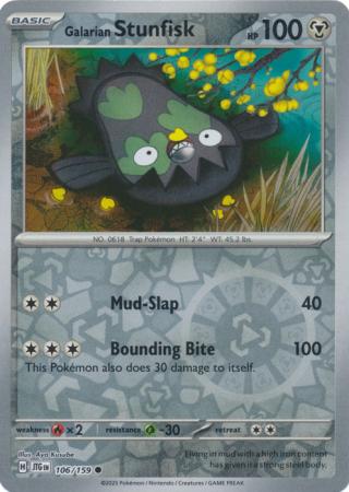 Galarian Stunfisk 106/159 (SV09: Journey Together)  - Reverse Holofoil | Good Games Adelaide SA