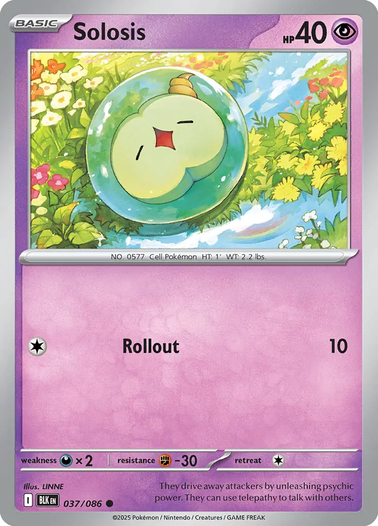 Solosis 037/086 (SV: Black Bolt)  - Holofoil | Good Games Adelaide SA