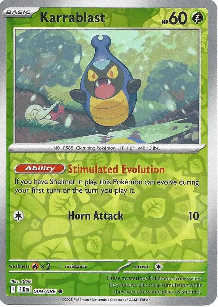Karrablast 009/086 (SV: Black Bolt)  - Reverse Holofoil | Good Games Adelaide SA