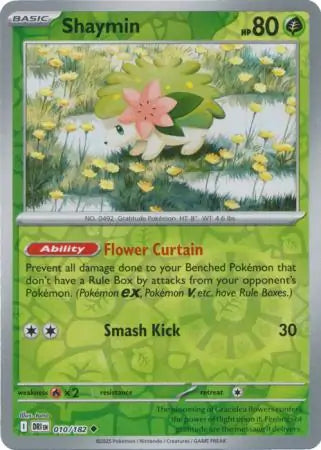 Shaymin 010 182 010/182 (SV10: Destined Rivals)  - Reverse Holofoil | Good Games Adelaide SA