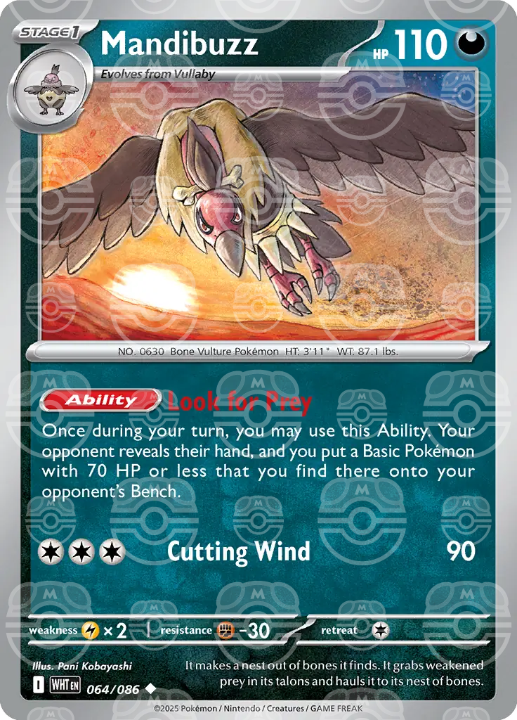 Mandibuzz 064/086 (SV: White Flare)  - Holofoil | Good Games Adelaide SA