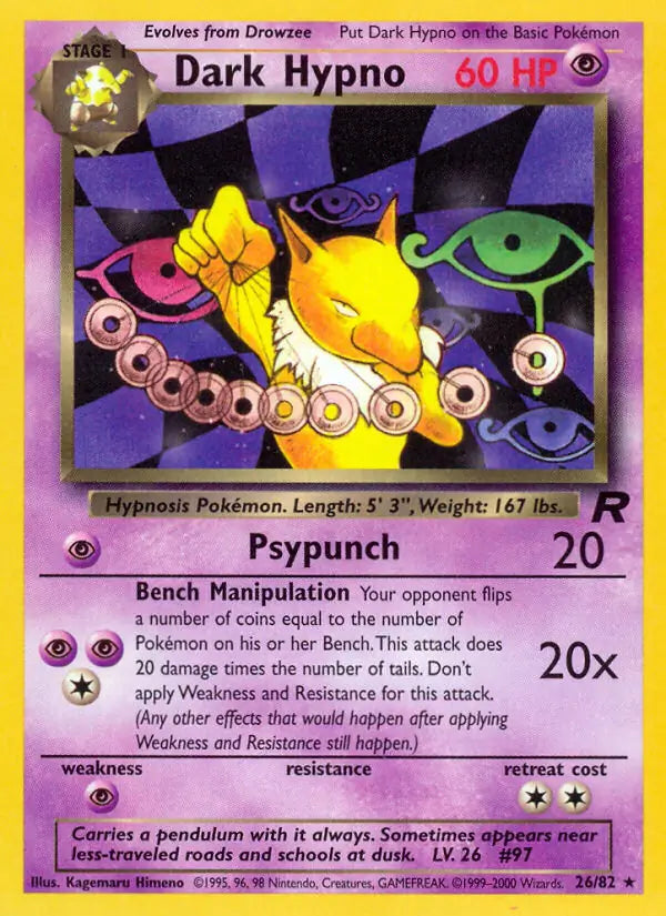 Dark Hypno  26/82 (Team Rocket)  - Unlimited | Good Games Adelaide SA