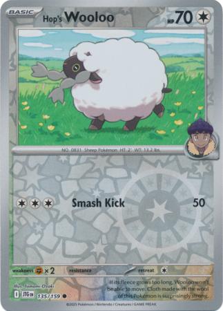Hop's Wooloo 135/159 (SV09: Journey Together)  - Reverse Holofoil | Good Games Adelaide SA