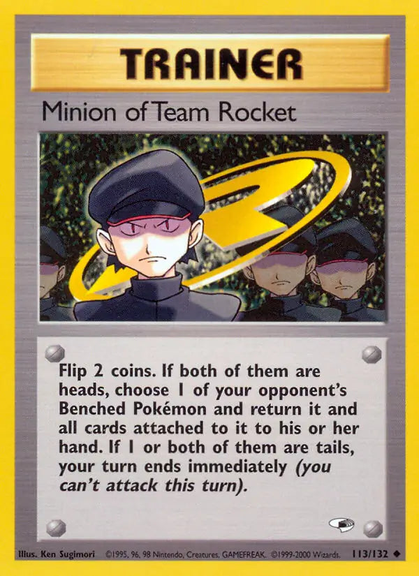 Minion of Team Rocket 113/132 (Gym Heroes)  - Unlimited | Good Games Adelaide SA