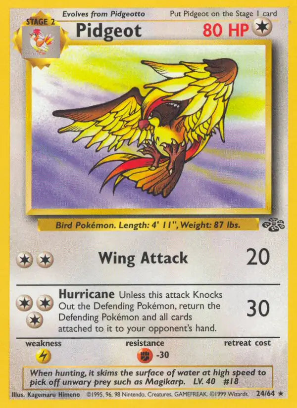Pidgeot 24/64 (Jungle)  - Unlimited | Good Games Adelaide SA