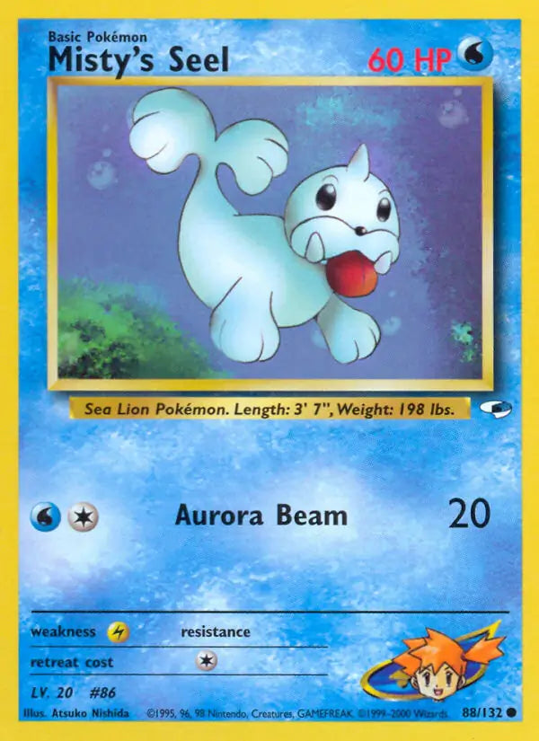 Misty's Seel 088/132 (Gym Heroes)  - Unlimited | Good Games Adelaide SA