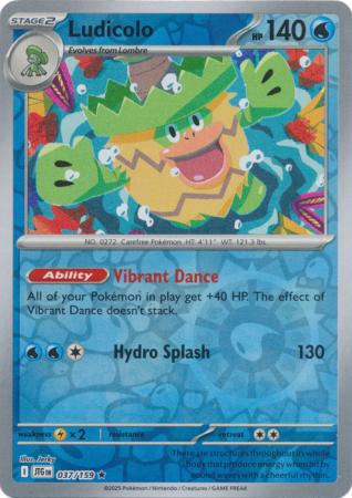 Ludicolo 037/159 (SV09: Journey Together)  - Reverse Holofoil | Good Games Adelaide SA