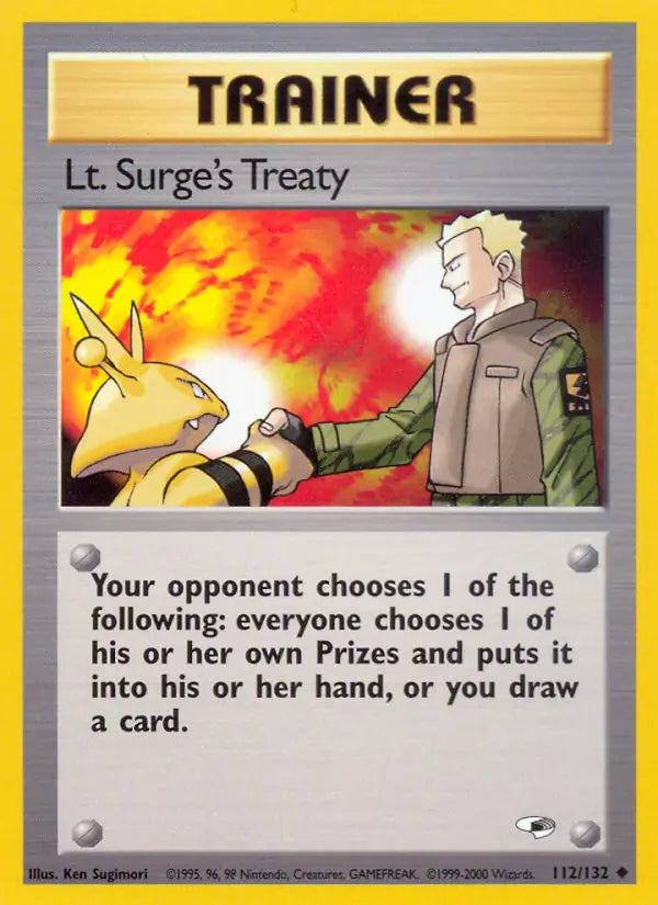 Lt Surge's Treaty 112/132 (Gym Heroes)  - Unlimited | Good Games Adelaide SA
