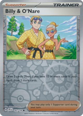 Billy and O'Nare 142/159 (SV09: Journey Together)  - Reverse Holofoil | Good Games Adelaide SA