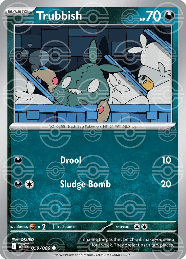 Trubbish 059/086 (SV: White Flare)  - Holofoil | Good Games Adelaide SA