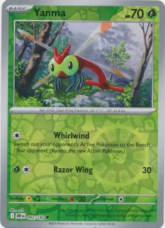 Yanma 002/182 (SV10: Destined Rivals)  - Reverse Holofoil | Good Games Adelaide SA