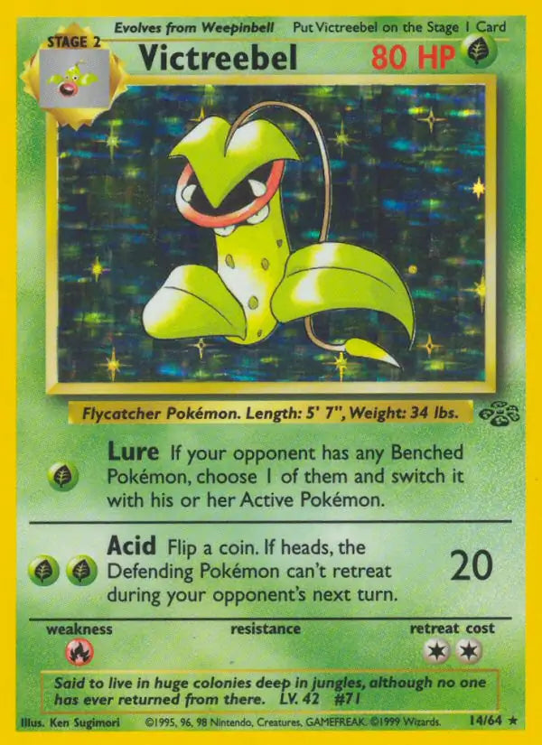 Victreebel 14/64 (Jungle)  - Unlimited Holofoil | Good Games Adelaide SA
