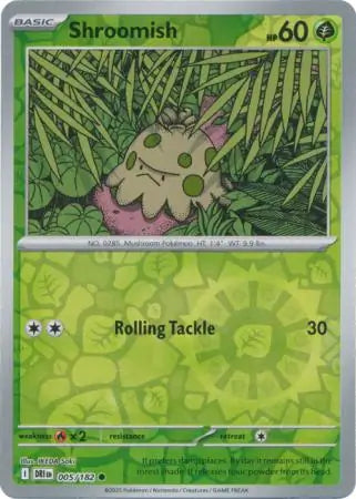 Shroomish 005/182 (SV10: Destined Rivals)  - Reverse Holofoil | Good Games Adelaide SA