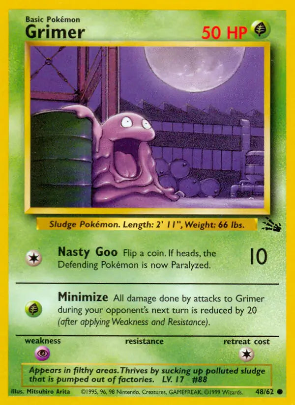 Grimer 48/62 (Fossil)  - Unlimited | Good Games Adelaide SA