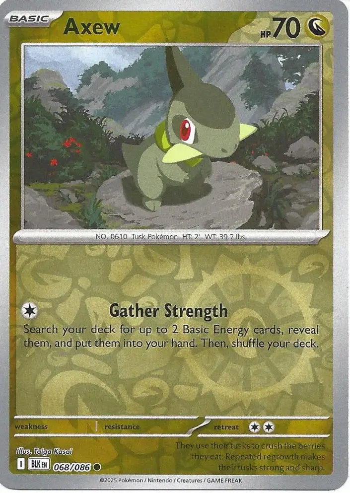 Axew 068/086 (SV: Black Bolt)  - Reverse Holofoil | Good Games Adelaide SA