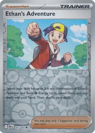 Ethan's Adventure 165/182 (SV10: Destined Rivals)  - Reverse Holofoil | Good Games Adelaide SA