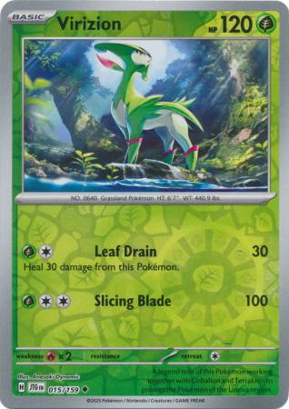 Virizion 015/159 (SV09: Journey Together)  - Reverse Holofoil | Good Games Adelaide SA