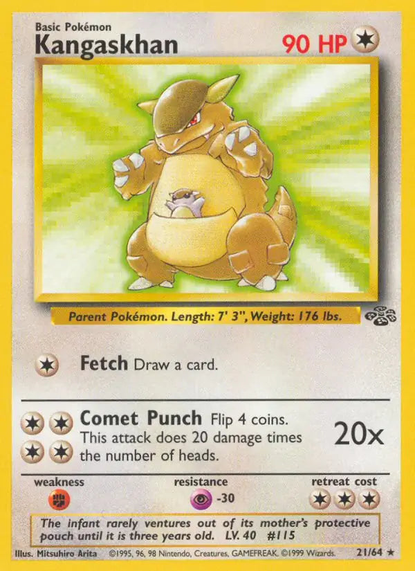 Kangaskhan 21/64 (Jungle)  - Unlimited | Good Games Adelaide SA