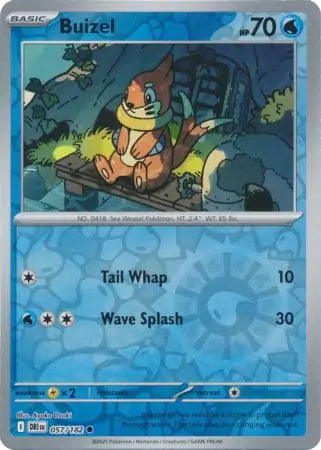 Buizel 057/182 (SV10: Destined Rivals)  - Reverse Holofoil | Good Games Adelaide SA