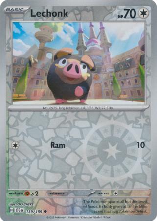 Lechonk 139/159 (SV09: Journey Together)  - Reverse Holofoil | Good Games Adelaide SA