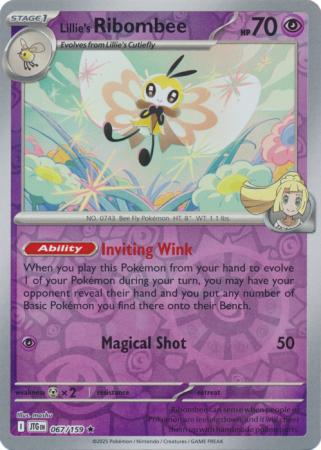 Lillie's Ribombee 067/159 (SV09: Journey Together)  - Reverse Holofoil | Good Games Adelaide SA