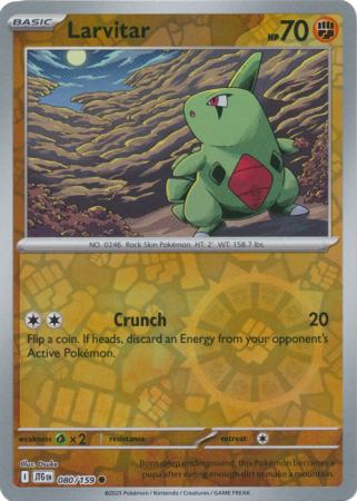 Larvitar 080/159 (SV09: Journey Together)  - Reverse Holofoil | Good Games Adelaide SA