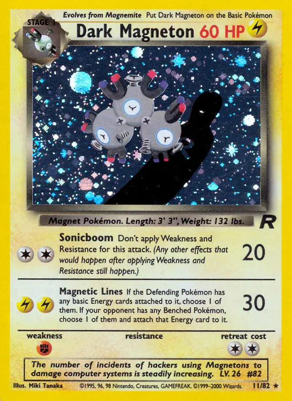 Dark Magneton  11/82 (Team Rocket)  - Unlimited Holofoil | Good Games Adelaide SA