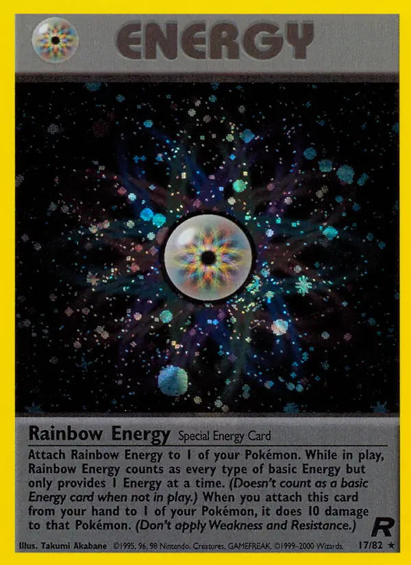 Rainbow Energy 17/82 (Team Rocket)  - Unlimited Holofoil | Good Games Adelaide SA