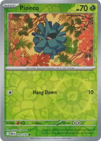 Pineco 004/182 (SV10: Destined Rivals)  - Reverse Holofoil | Good Games Adelaide SA
