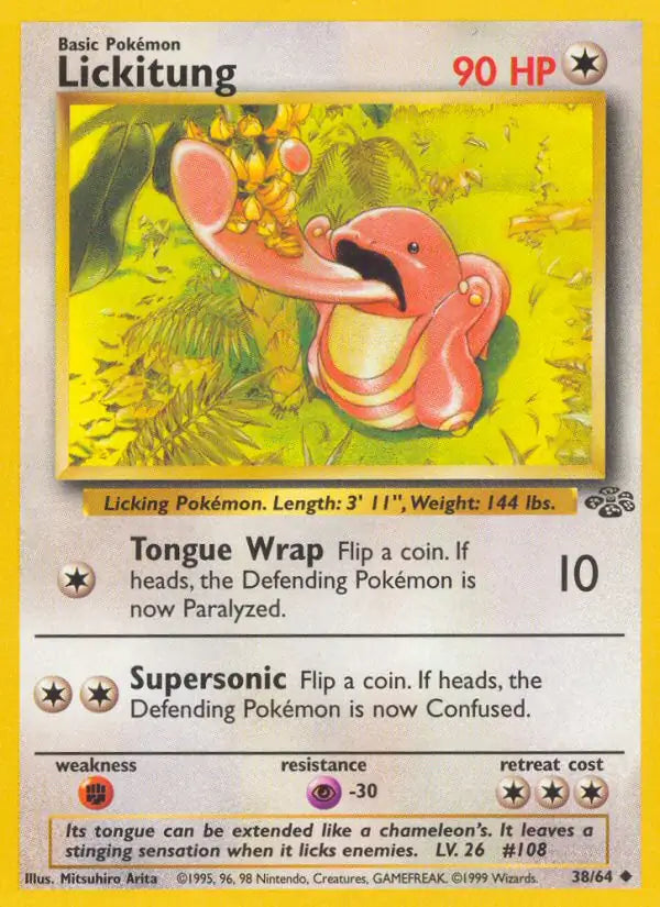 Lickitung 38/64 (Jungle)  - Unlimited | Good Games Adelaide SA