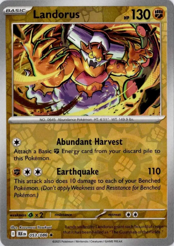 Landorus 053/086 (SV: Black Bolt)  - Reverse Holofoil | Good Games Adelaide SA