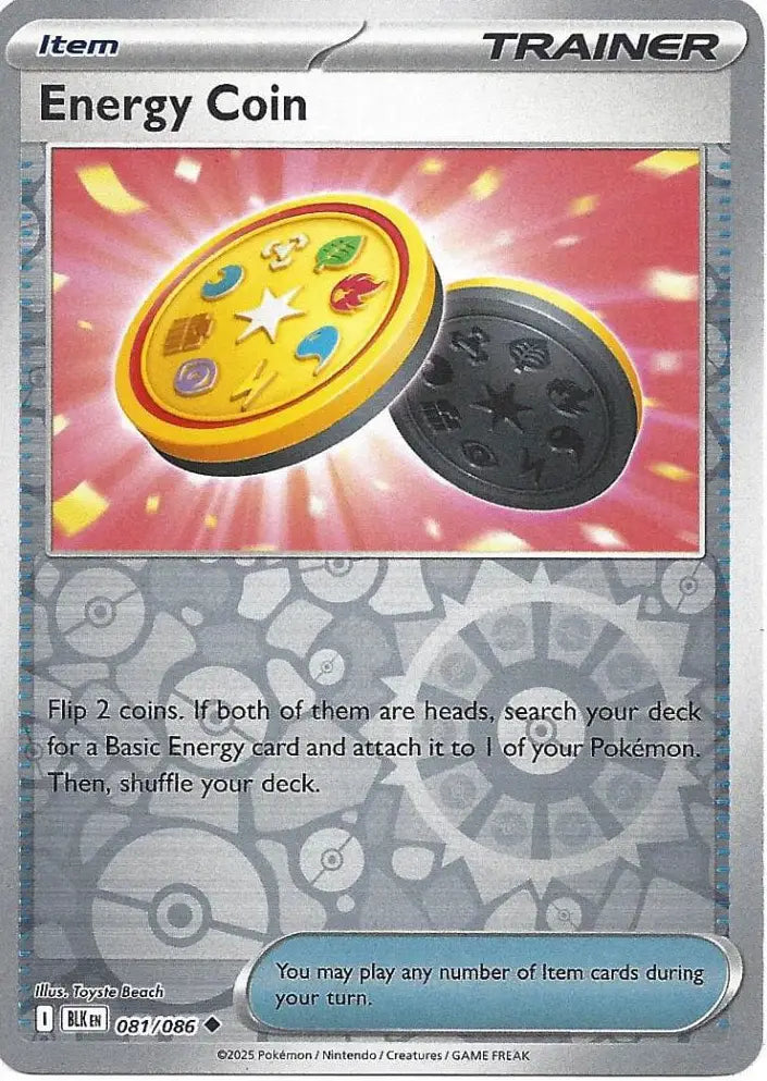 Energy Coin 079/086 (SV: Black Bolt)  - Reverse Holofoil | Good Games Adelaide SA