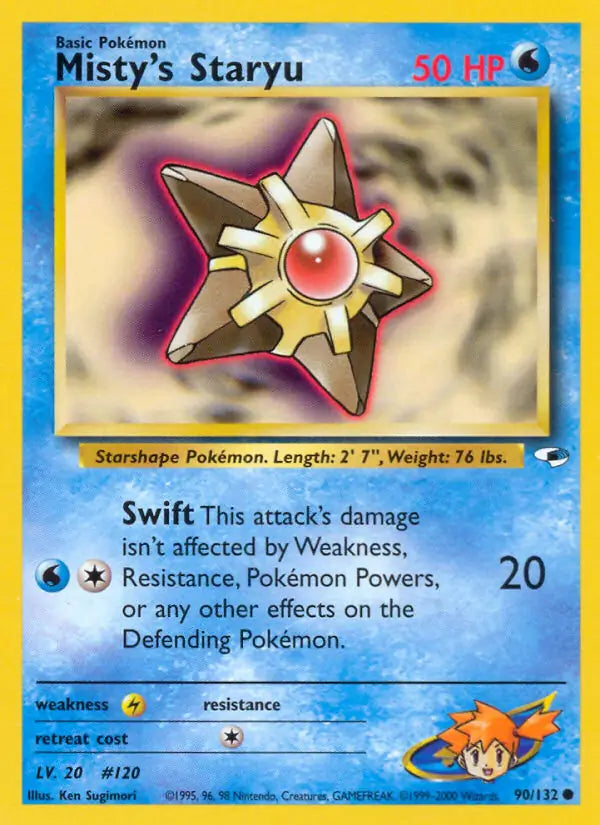 Misty's Staryu 090/132 (Gym Heroes)  - Unlimited | Good Games Adelaide SA