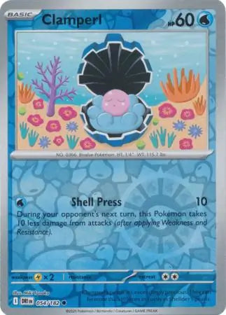 Clamperl 054/182 (SV10: Destined Rivals)  - Reverse Holofoil | Good Games Adelaide SA