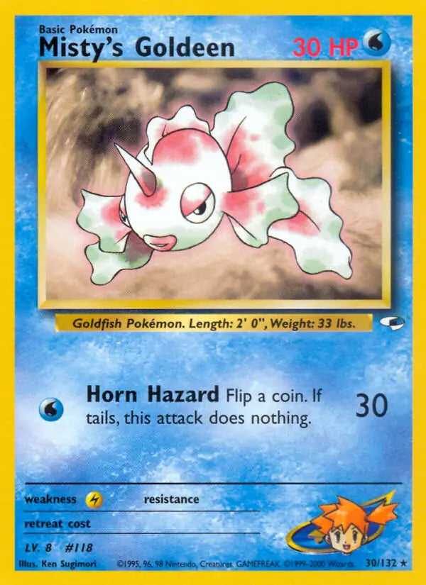 Misty's Goldeen 030/132 (Gym Heroes)  - Unlimited | Good Games Adelaide SA
