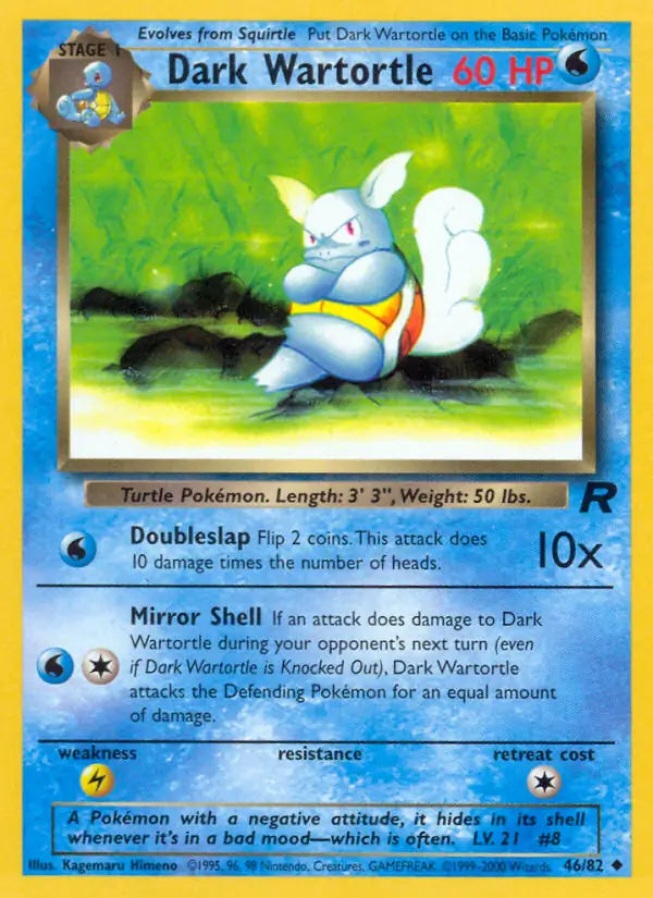 Dark Wartortle 46/82 (Team Rocket)  - Unlimited | Good Games Adelaide SA