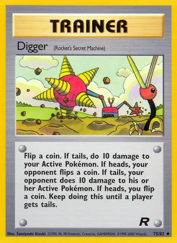 Digger Rocket's Secret Machine 75/82 (Team Rocket)  - Unlimited | Good Games Adelaide SA