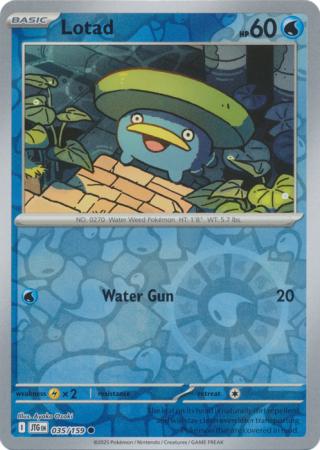 Lotad 035/159 (SV09: Journey Together)  - Reverse Holofoil | Good Games Adelaide SA