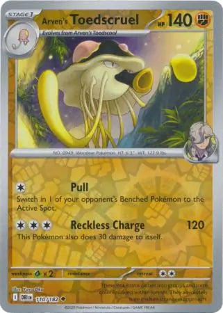 Arven's Toedscruel 110/182 (SV10: Destined Rivals)  - Reverse Holofoil | Good Games Adelaide SA