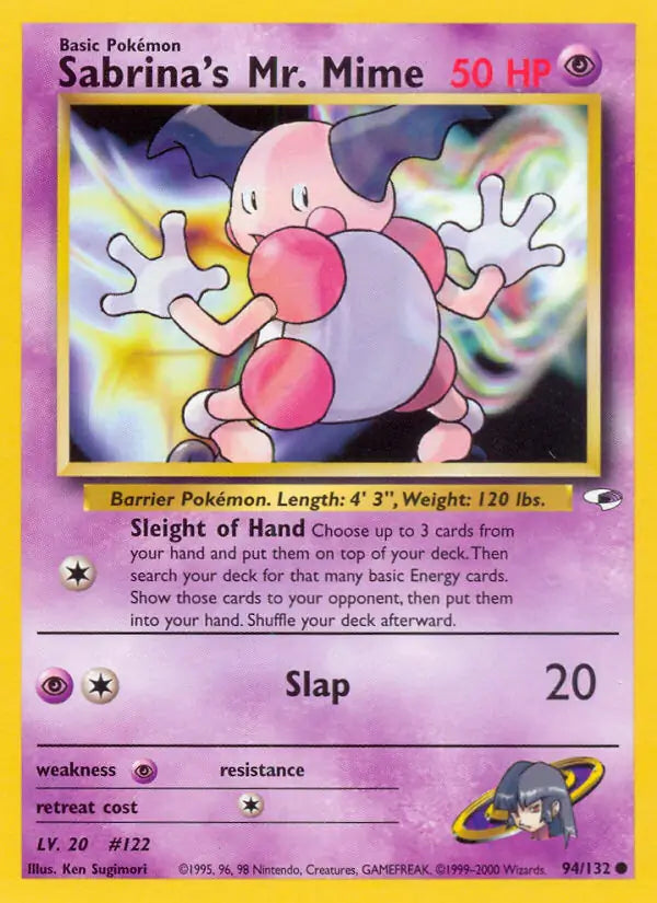 Sabrina's Mr. Mime 094/132 (Gym Heroes)  - Unlimited | Good Games Adelaide SA